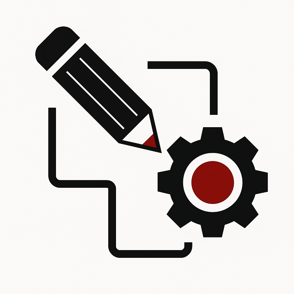 Symbol Produktentwicklung und Konstruktion